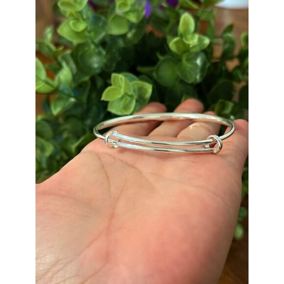 Silver Bypass Bangle - Picture 5 of 8